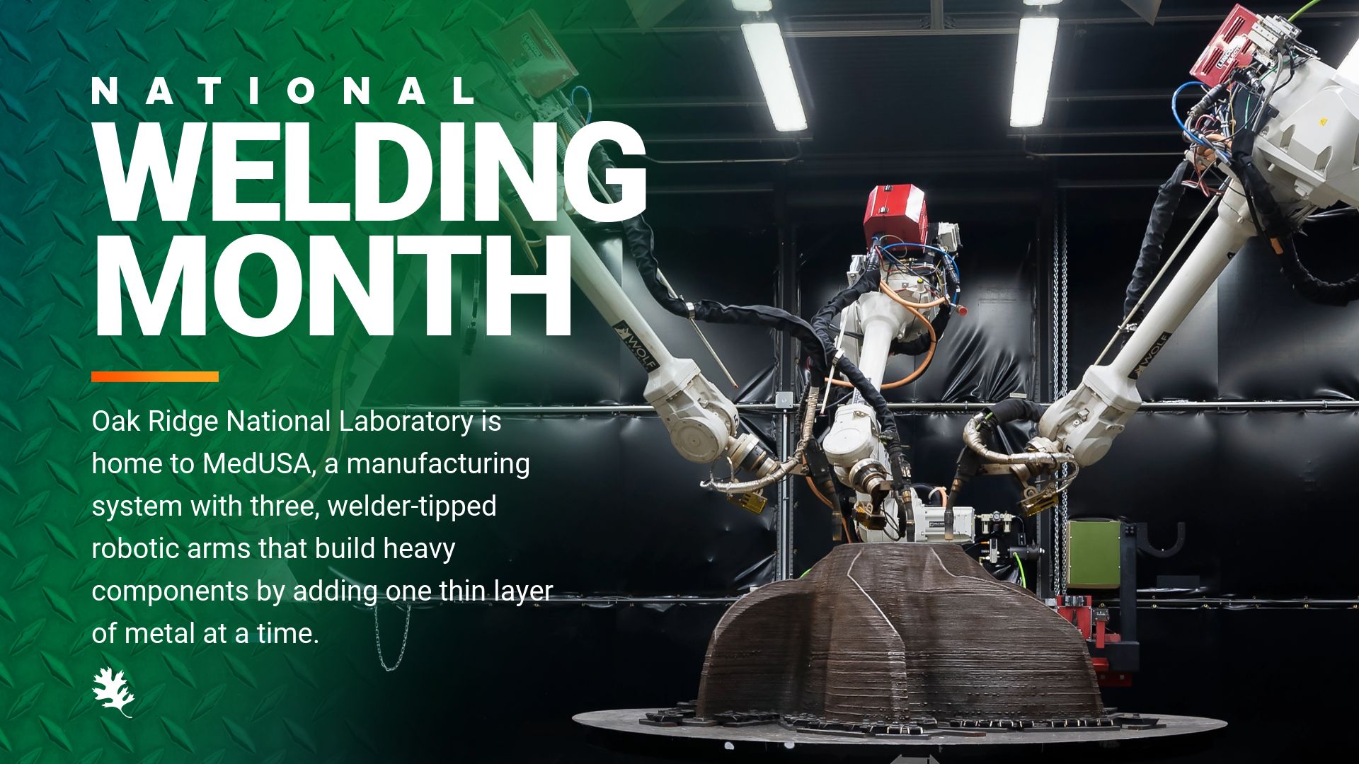 MedUSA: Large-Scale Multiagent Wire-Arc Additive Manufacturing