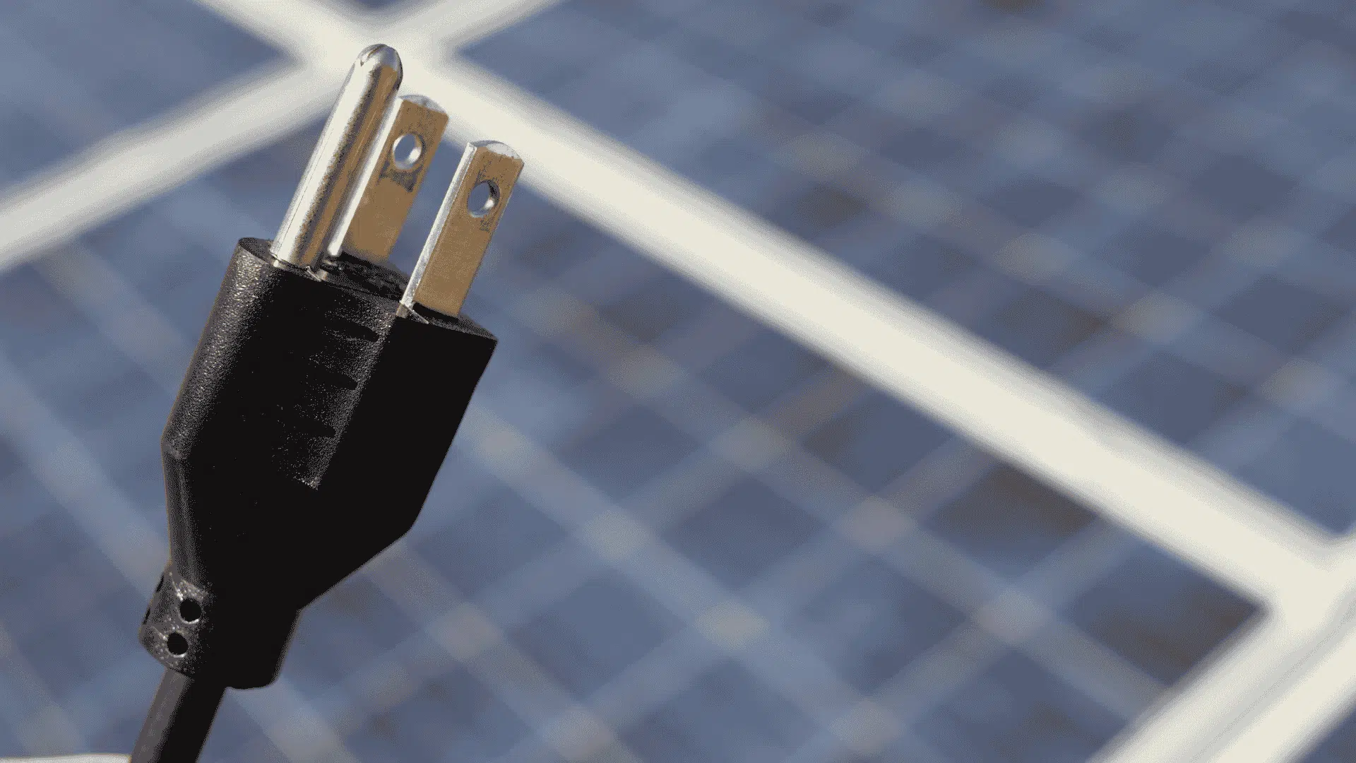 Plug-in solar panel